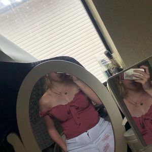 Off the shoulder top